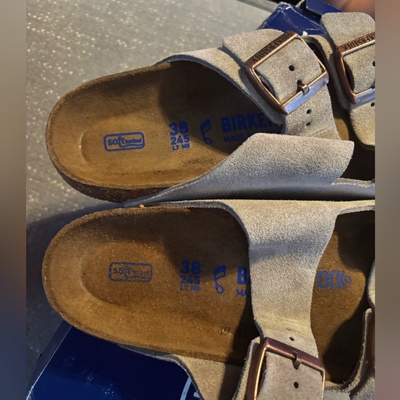 Birkenstock Arizona Sandals Taupe size 38 - Picture 3 of 4